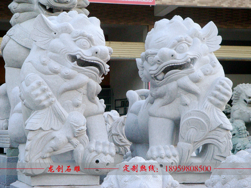 石雕獅子制作批發(fā)廠(chǎng)家——龍創(chuàng)石雕