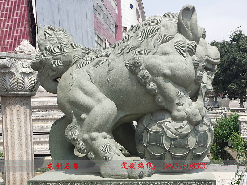 石雕獅子制作批發(fā)廠(chǎng)家——龍創(chuàng)石雕